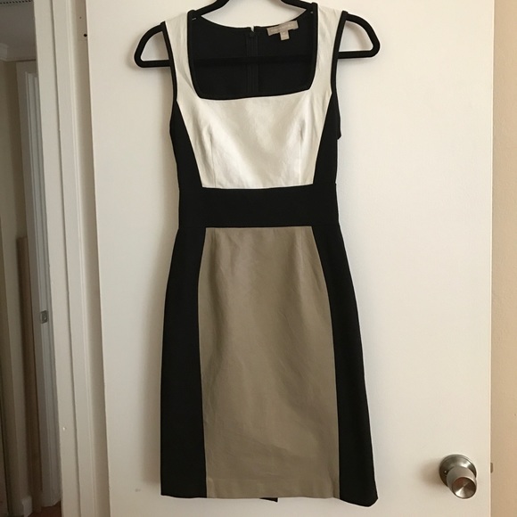 Banana Republic Sloan Colorblock Dress - Picture 1 of 4